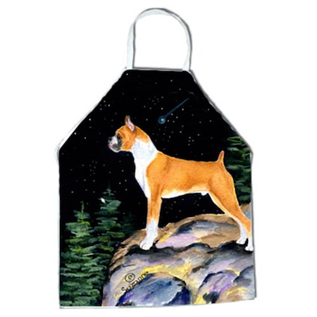 Carolines Treasures Starry Night Boxer Apron - 27 x 31 in. SS8496APRON
