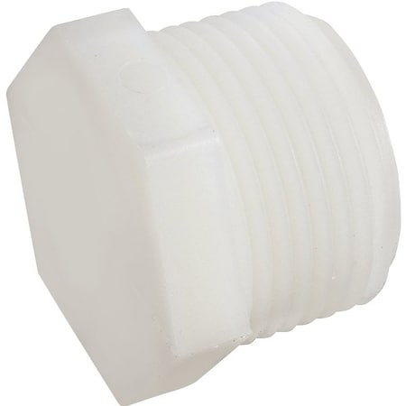 Anderson Metals Pipe Plug, 1/8 in, MPT, Hex Head 53621-02