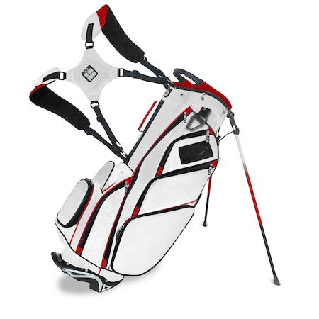 Jcr DL550s Stand Bag, White/Red 550008s