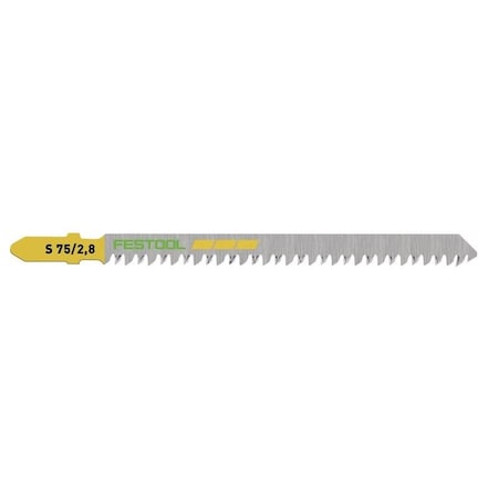 Festool Jigsaw blade WOOD STRAIGHT CUT S 75/2, 8/5, 5PK 204260
