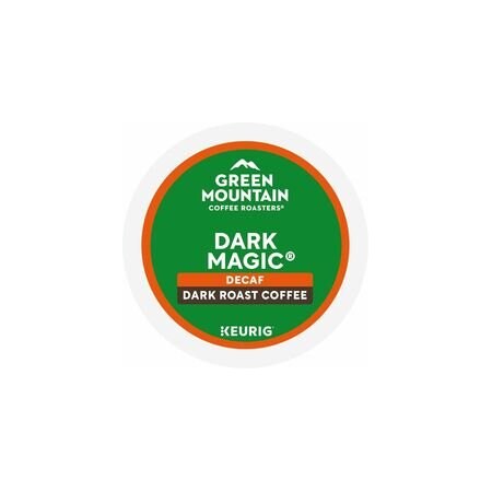 Green Mountain Coffee Roasters K-Cup Dark Magic Decaf Coffee, Compatible with Keurig Brewer, Full/Extra Dark/Extra Bold, 24PK 5000378924