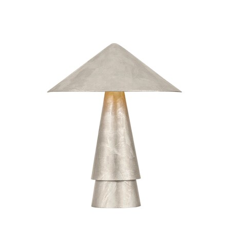 Hudson Valley Lighting Foxton Table Lamp in Warm Silver Leaf L2522-WSL