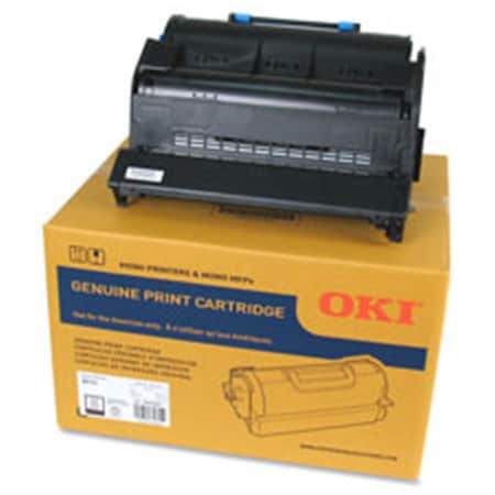 Oki 45439001 Toner Cartridge, 63,000 Page Yield, Black OKI45439001