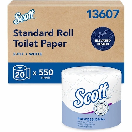 Scott Toilet Paper 20 Rolls 550 sheet 550 ft. 13607
