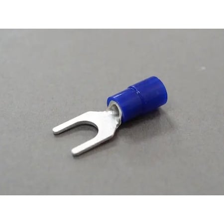 Nichifu Eco-Friendly Polycarbonate Insulated Spade Terminals, Stud 1/4, AWG 16-14 TMEX 2Y-6-BLU