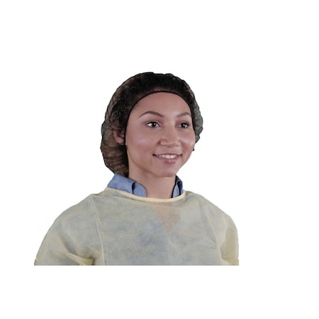 Zoro Select Hairnet, Nylon, 24 in Dia., Black, 1000 PK 109HPI -24 BLACK