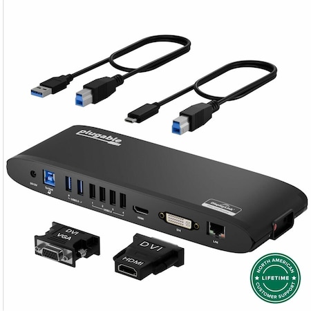 Plugable USB 3.0 UNIV LAPTOP DKNG STN UD-3900H