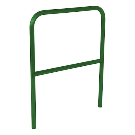 Vestil Aluminum Pipe Safety Railing 36 In. Length Green ADKR-3-GN