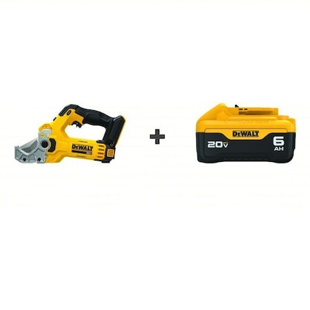 Dewalt Cordless Tube Cutter, 20 V DCE180B/DCB206