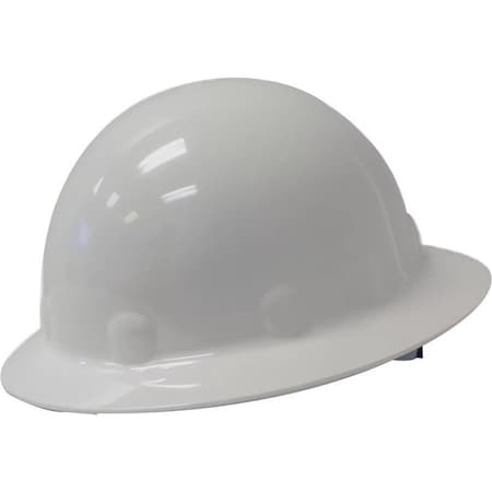 Miller Hard Hats, Thermoplastic, 8 Point Ratchet, White E1RW01A000
