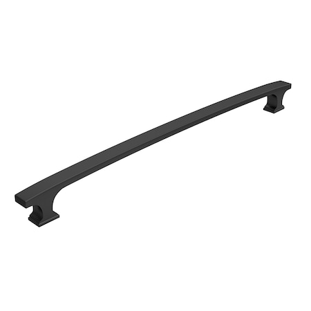 Richelieu 18-inch (457 mm) Center to Center Matte Black Transitional Cabinet Pull BP525418900
