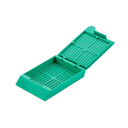 Caplugs Biopsy Cassettes, Turquoise, 1.65" H, PK500 2584248G90E1