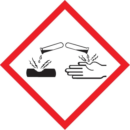 Accuform GHS Pictogram Label LZH624PS2