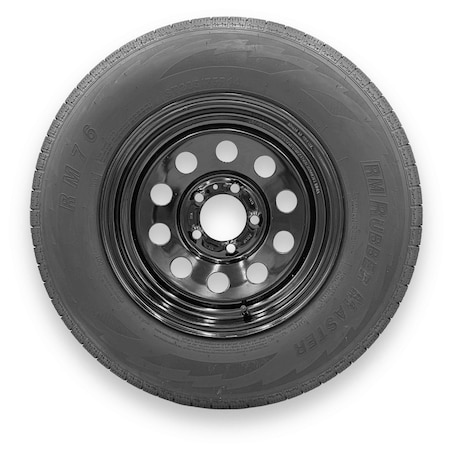 Rubbermaster - Steel Master ST205/75R14 6 Ply 5 On 4.5 Bolt, Black Wheel Assemblies 599530BLK