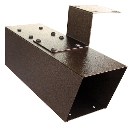 Mail Boss Mailbox Newspaper Holder Attachment, Bronze, Galvanized Steel 805960