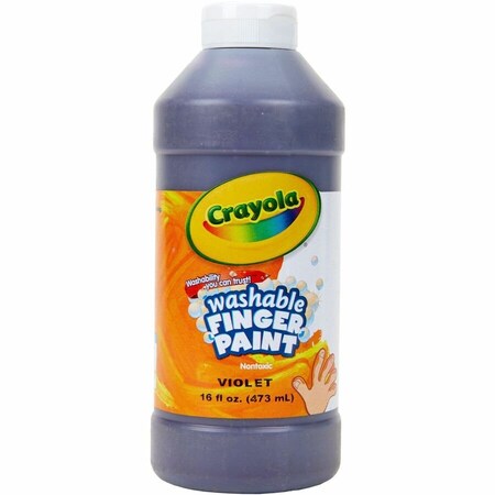 Crayola Paint, 16 oz, Finger Paint, Violet 551316040