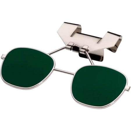 Uvex Green Shade 6 Lens, Polycarbonate Hard Hat Klip Lift 32-8LFFW6-0000