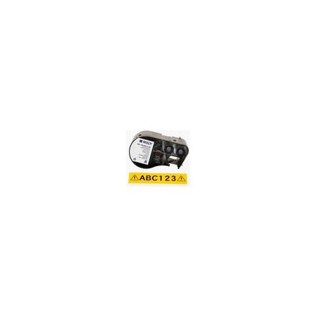 Brady 1" Black on Yellow Vinyl Label Cartridge for BMP41/51 MC1-1000-595-YL-BK