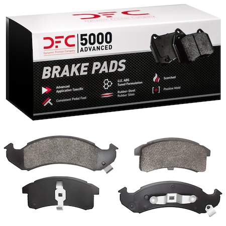 Dynamic Friction Co DFC 5000 Advanced Brake Pads - Semi Metallic 1551-0623-00