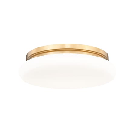 Z-Lite Soleil Modern Gold 1 Light Flush Mount 1025F16-MGLD-LED