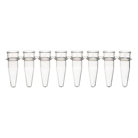 Globe Scientific Test Tube, Colorless, PK125 PCR-02S
