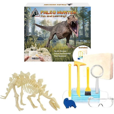 Hamiltonbuhl Paleo Hunter Dig Kit for STEAM Education - Stegosaurus PH-STS