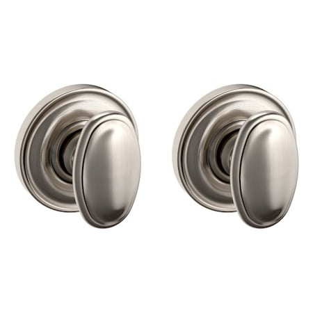 Baldwin Baldwin Preconfigured 5057 Knob with 5048 Rose Passage Lock with 2-3/8in Backset and Full Lip 5057056PASS