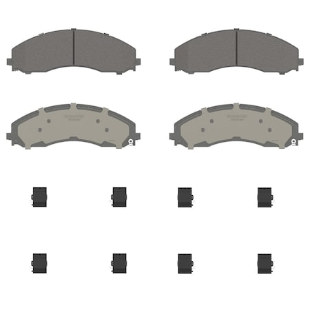 Wagner Brake OEX Front Disc Brake Pad Set Premium Semi - Met, OEX2018M