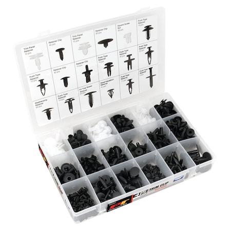 Performance Tool 415 pc. Ford Trim Clip Assortment, Auto Body Fasteners, Retainers W5241