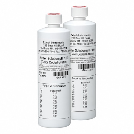 Extech Buffer Solution, 7 pH, 1 Pt, PK2 PH7-P