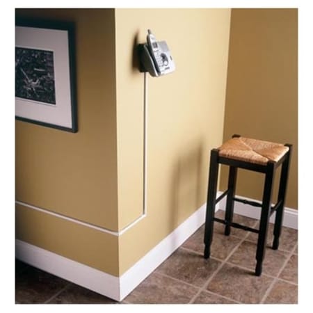 Legrand Wiremold Cord Channel Kit, PVC, White C110
