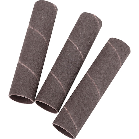 Grizzly 1" Dia. x 4-1/2" A/O Hard Sanding Sleeve, 60 Grit, 3PK H5440