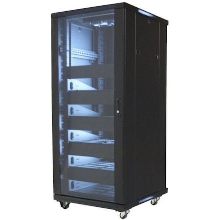 Video Mount Products 19" Equipment Rack Enclosure-27U with Shelves, Fans, Blanks EREN-27