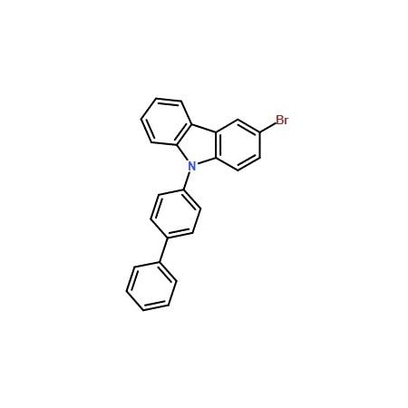 Ak Scientific 3-Bromo-9-(4-biphenylyl)carbazole (25g), CAS 894791-46-9 4812AC-25g