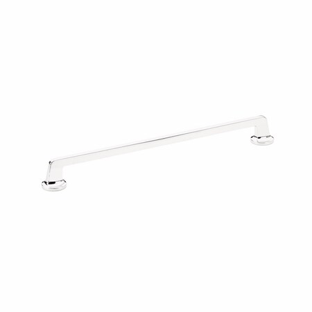Schaub 12in Center to Center Northport Flat Cabinet Pull Polished Chrome Finish 204-26