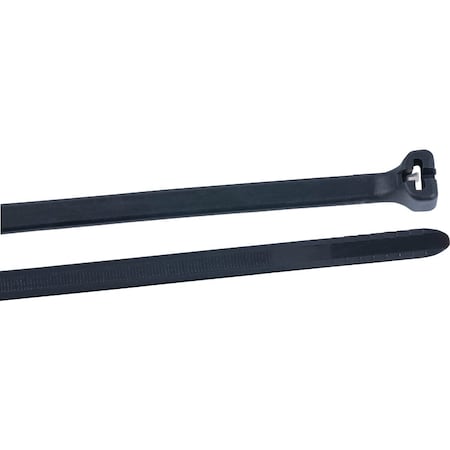 Gardner Bender Precision Lock 11'' Black Nylon Metal Pawl Cable Tie, 10PK 46-310UVBMP