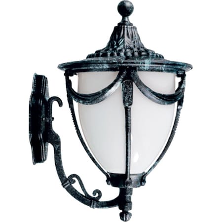 Intense Powder Coated Cast Aluminum Wall Light Fixture, Verde Green - 18 x 11.06 x 13.06 in. IN2930934