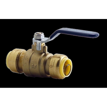 Homewardbound 0.5 in. Push Fit Forged Brass Ball Valve HO3350506