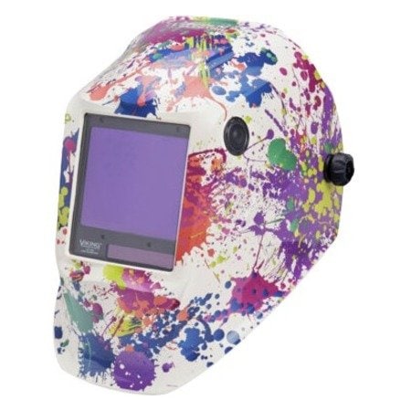 Lincoln Electric Welding Helmet, VIKING 3350 Creativ Spark K5134-4
