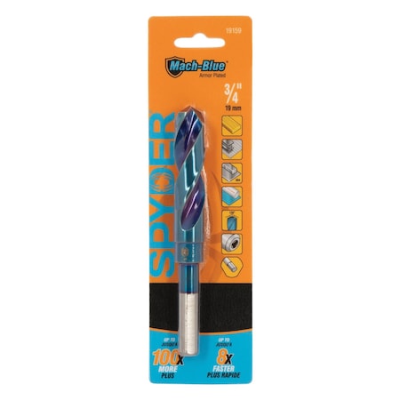 Spyder 3/4-Inch Tri-Flat Shank S&D Drill Bit 19159