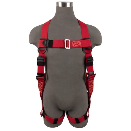 Safewaze Welding Full Body Harness 1D, MB Chest, MB Legs 3X FS77425-WE-3X