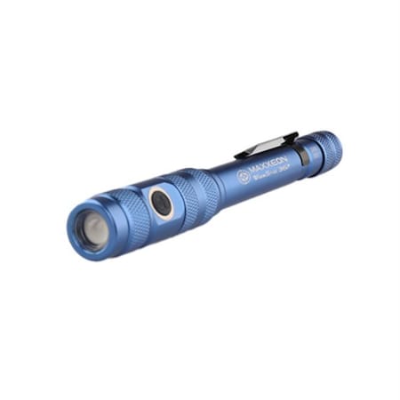 Maxxeon Workstar 367 Rechargeable Led Zoom Penlight/Inspection Light Usb-C, Blue 00367