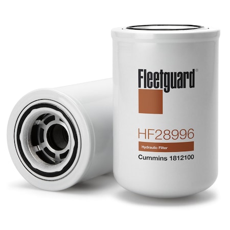 Fleetguard Automotive Hydraulic Filter, 4 in H HF28996