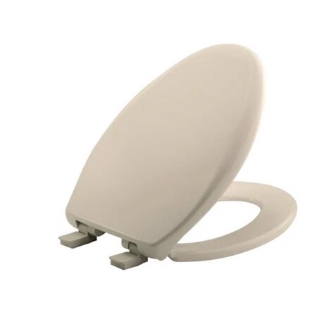 Mayfair By Bemis Affinity Slow Close Elongated Bone Plastic Toilet Seat 187SLOW 006