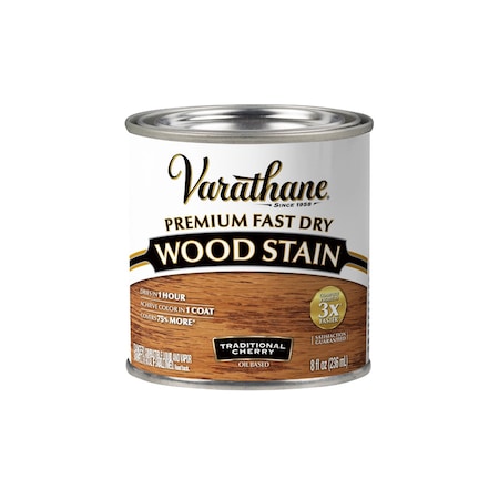 Varathane Premium Fast Dry Wood Stain, Traditional Cherry, 1/2 Pt 262027