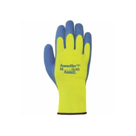 Activarmr 80-400 Fleece-Lined Gloves, Size 8, Hi-Viz Yellow/Blue, 12PK 012-80-400-8