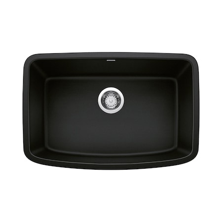 Blanco Valea 27" Single Bowl, Coal Black 442941