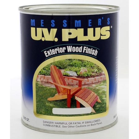 Messmers 1 Qt MC-502-4 Natural Cedar U.V. Plus Decks, Fences & Siding Semi-Transparent Oil-Based Stain MC-500-4