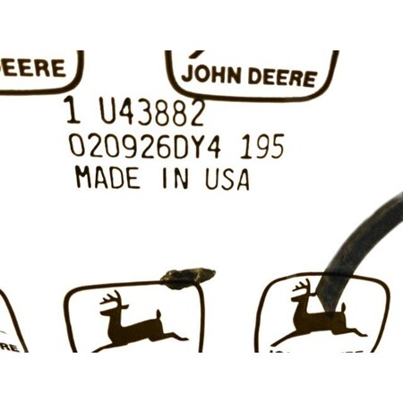 John Deere SNAP RING, JOHN DEERE OEM U43882 U43882