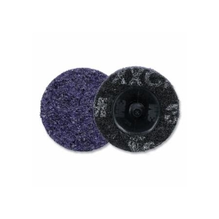 Scotch-Brite Roloc, Precision Surface Conditioning Disc, Heavy Duty, 2 in dia, TR, X-Extra Coarse, 60 Grit, 200PK 405-068060-67181